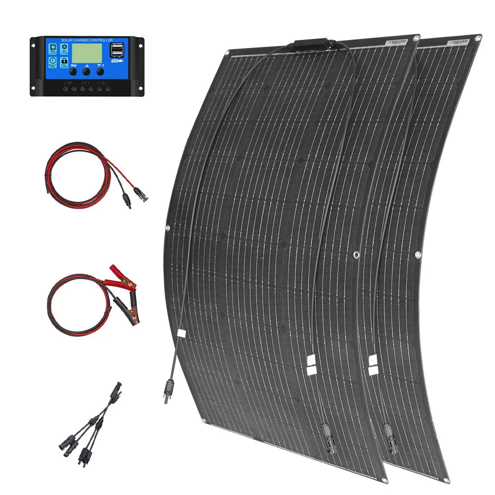 12v solar panel etfe waterproof durable 100w 200w 300w 400w 500w 600w