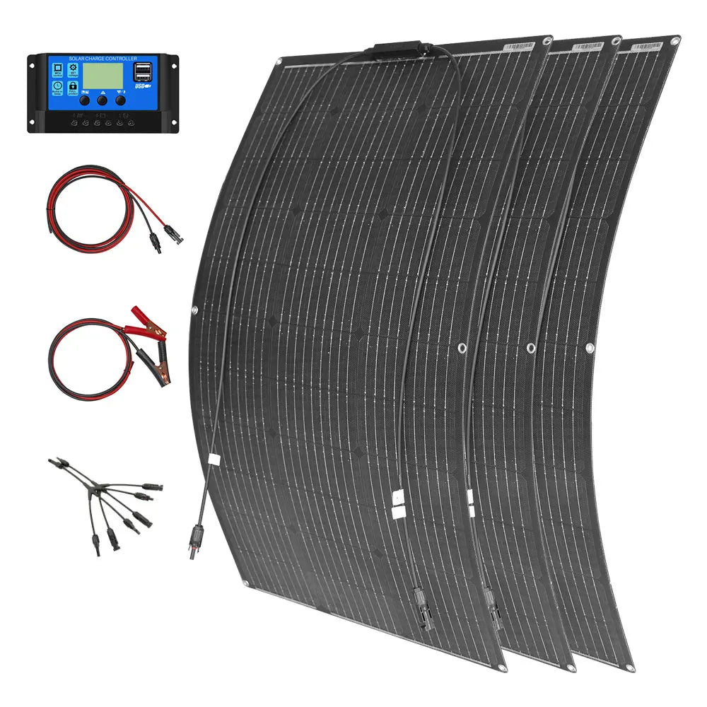 12v solar panel etfe waterproof durable 100w 200w 300w 400w 500w 600w