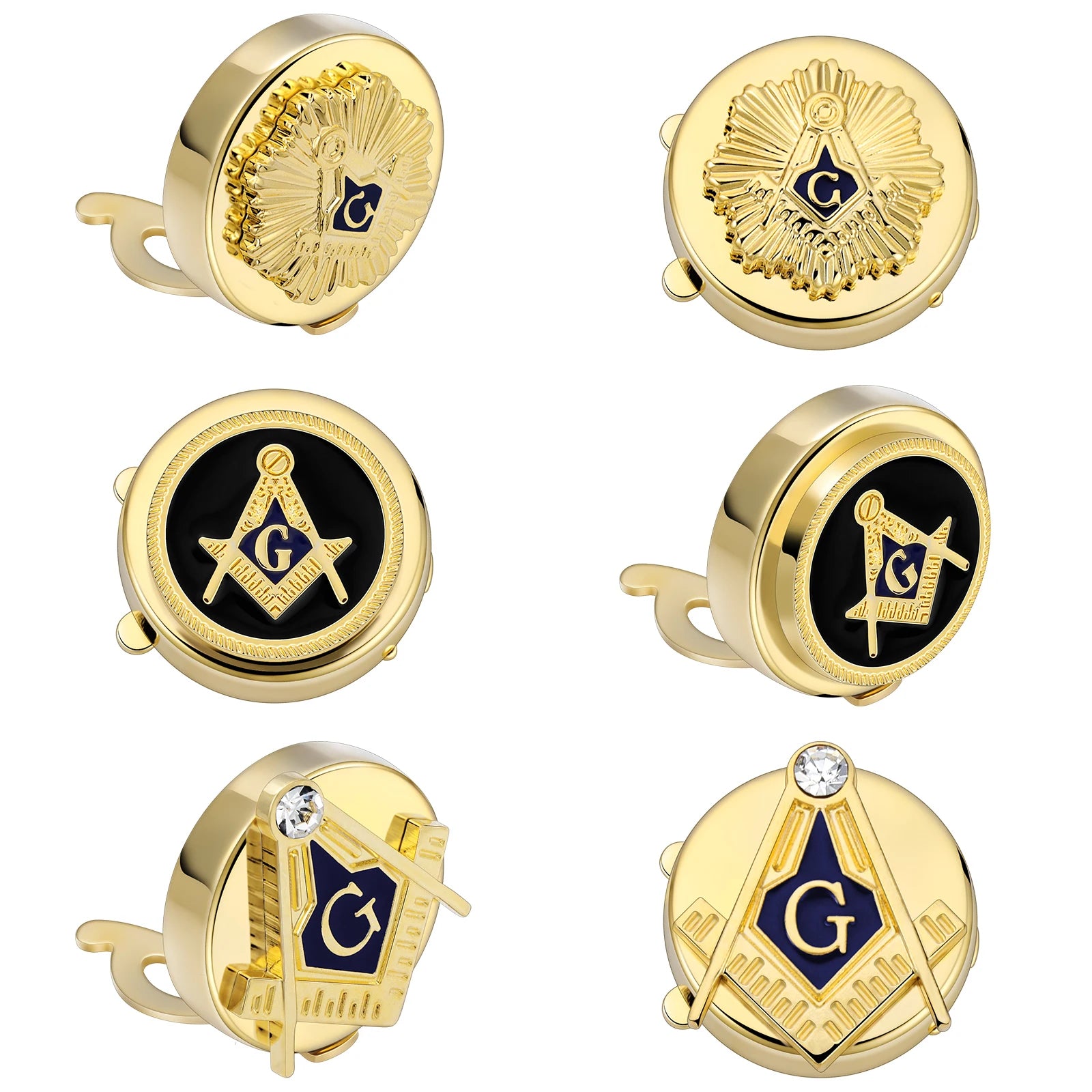 CowLost | activewear-pants-hawson-18mm-masonic-freemason-button-covers-for-men-s-shirts |1