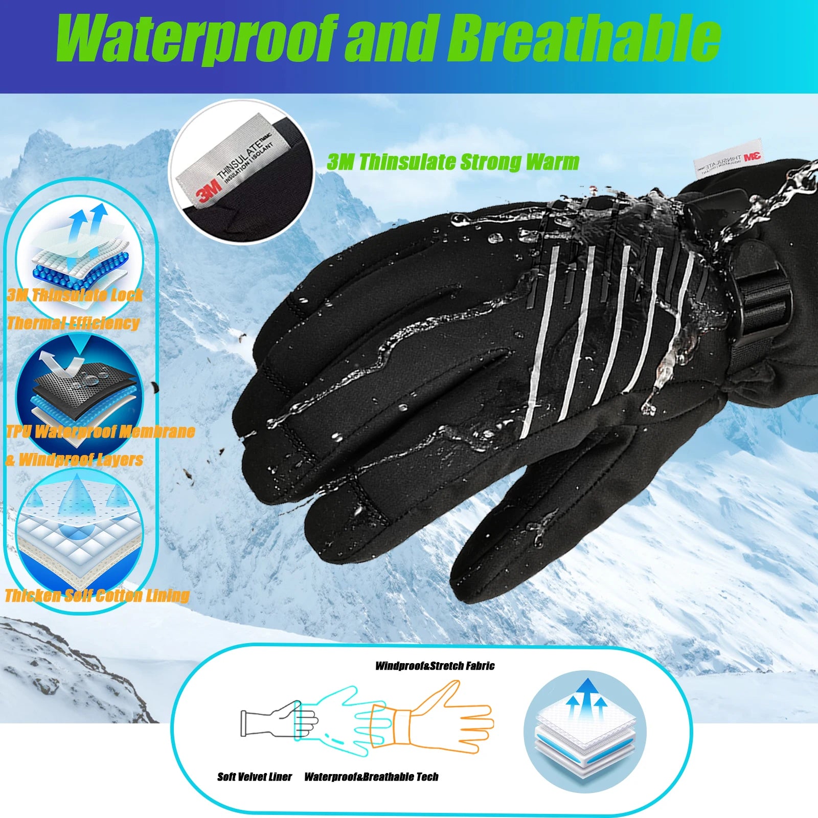 CowLost | waterproof-winter-ski-gloves-3m-thinsulate-touchscreen-thermal-outdoor-snowboard |14