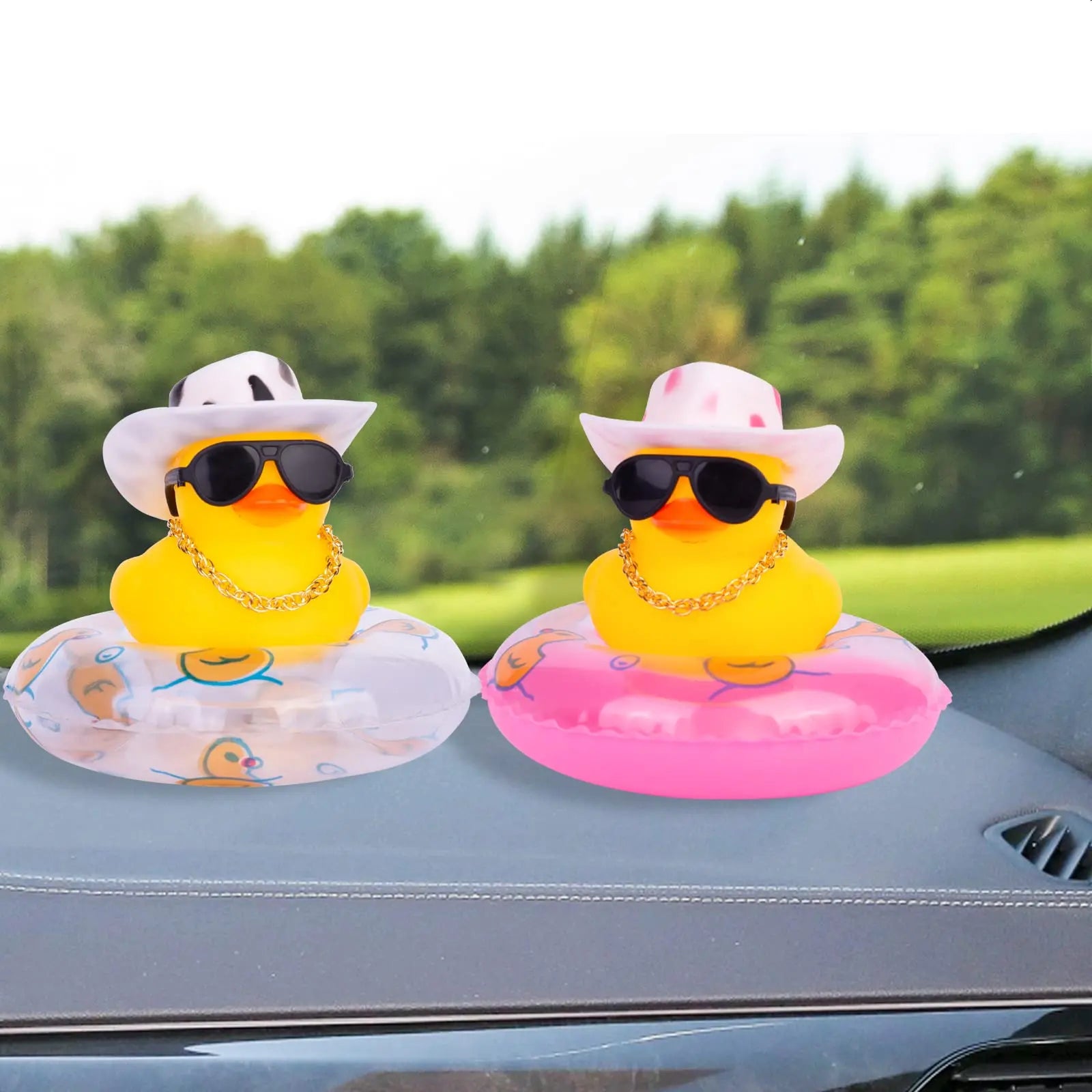 CowLost | product_id-2-pack-mini-yellow-rubber-duck-car-dashboard-toy-decoration |7
