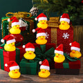 CowLost | product_id-christmas-rubber-ducks-with-hats-small-yellow-squeaky-bath-toys-for-kids |1
