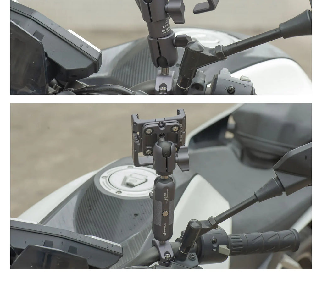 CowLost | product_id-fanaue-double-bass-socket-arm-support-motorcycle-phone-fishfinder-cradle-holder-1-inch-ball-for-ram-mount |18