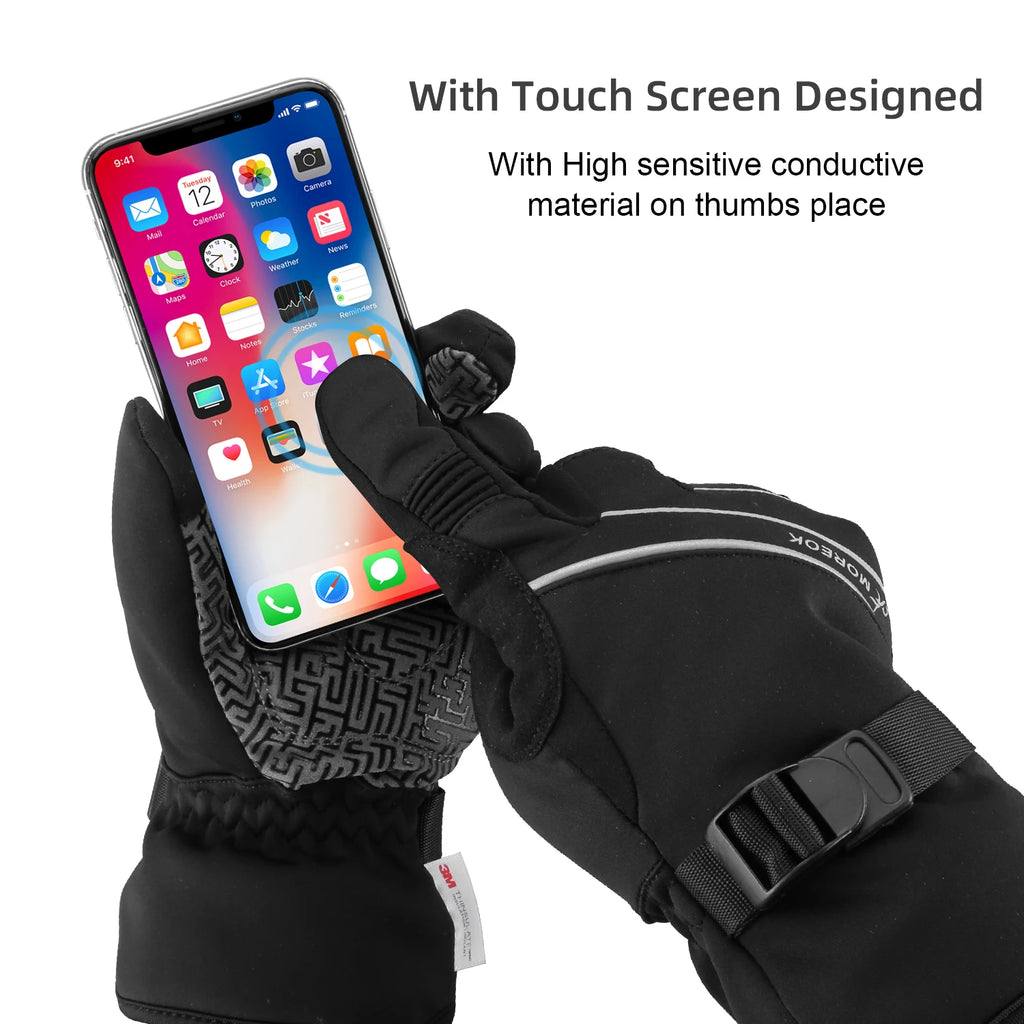 CowLost | waterproof-winter-ski-gloves-3m-thinsulate-touchscreen-thermal-outdoor-snowboard |10