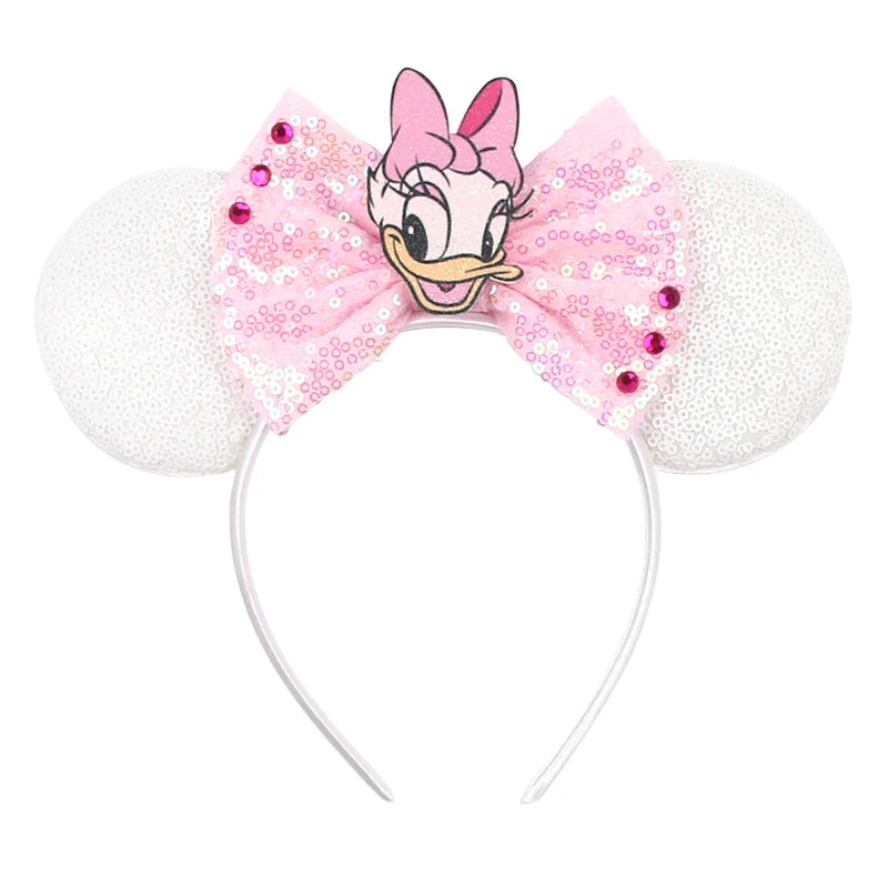 CowLost | daisy-duck-headwear-women-sequins-bow-headbands |8