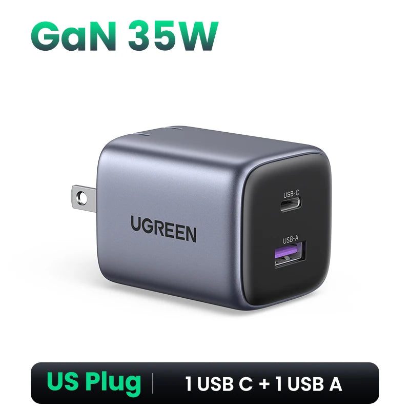 CowLost | ugreen-gan-35w-charger-usb-c-fast-charger-pd3-0-qc3-0 |24