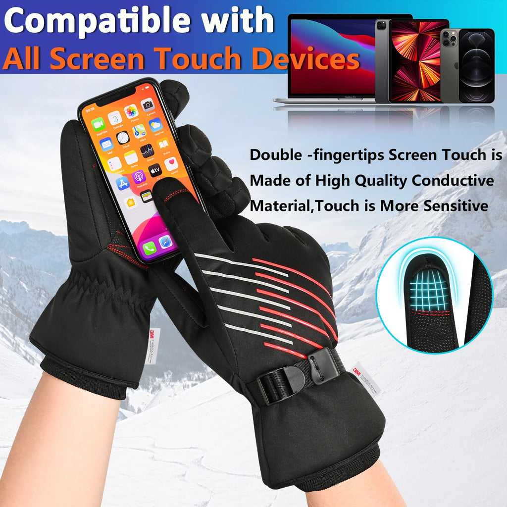 CowLost | waterproof-winter-ski-gloves-3m-thinsulate-touchscreen-thermal-outdoor-snowboard |15