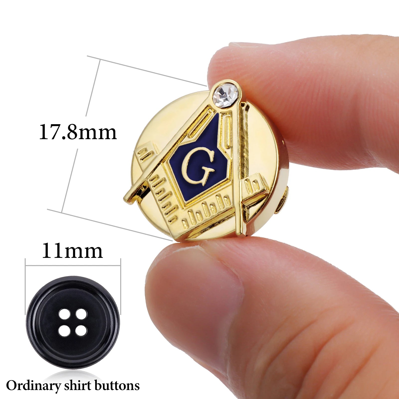 CowLost | activewear-pants-hawson-18mm-masonic-freemason-button-covers-for-men-s-shirts |9