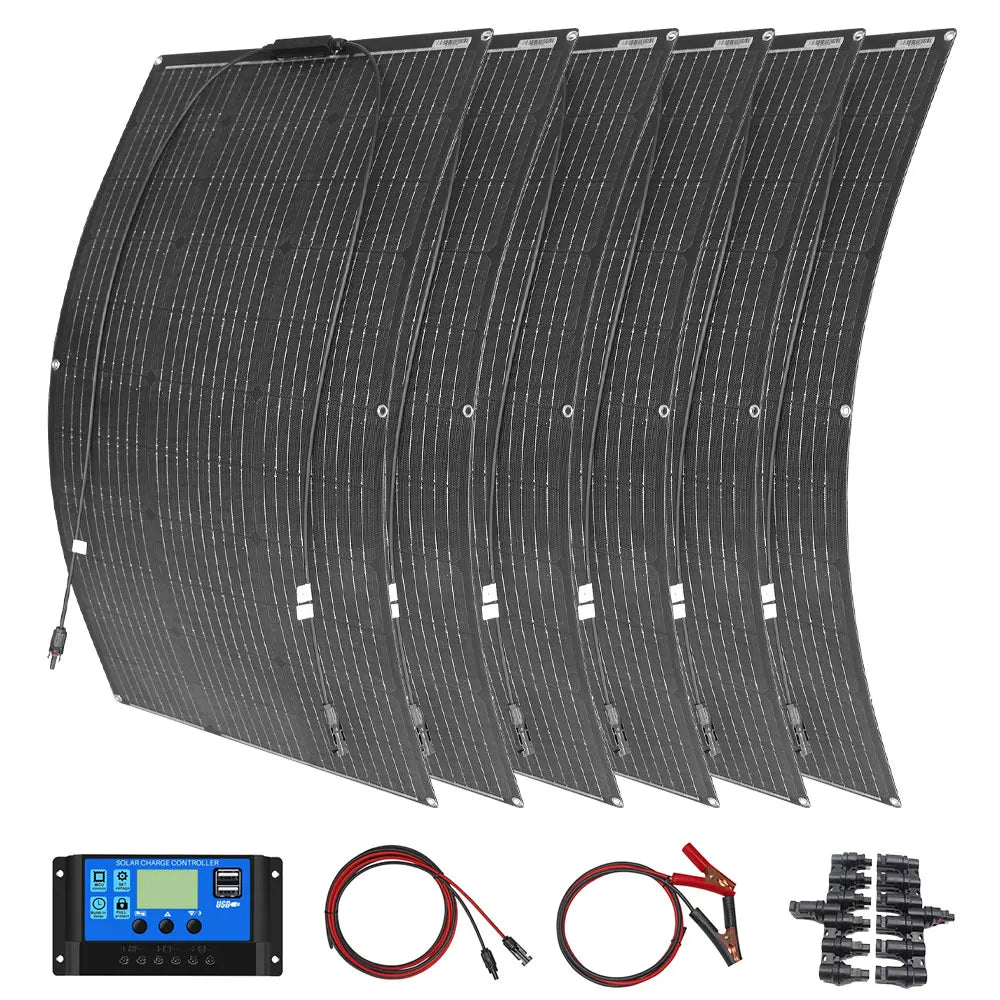 12v solar panel etfe waterproof durable 100w 200w 300w 400w 500w 600w