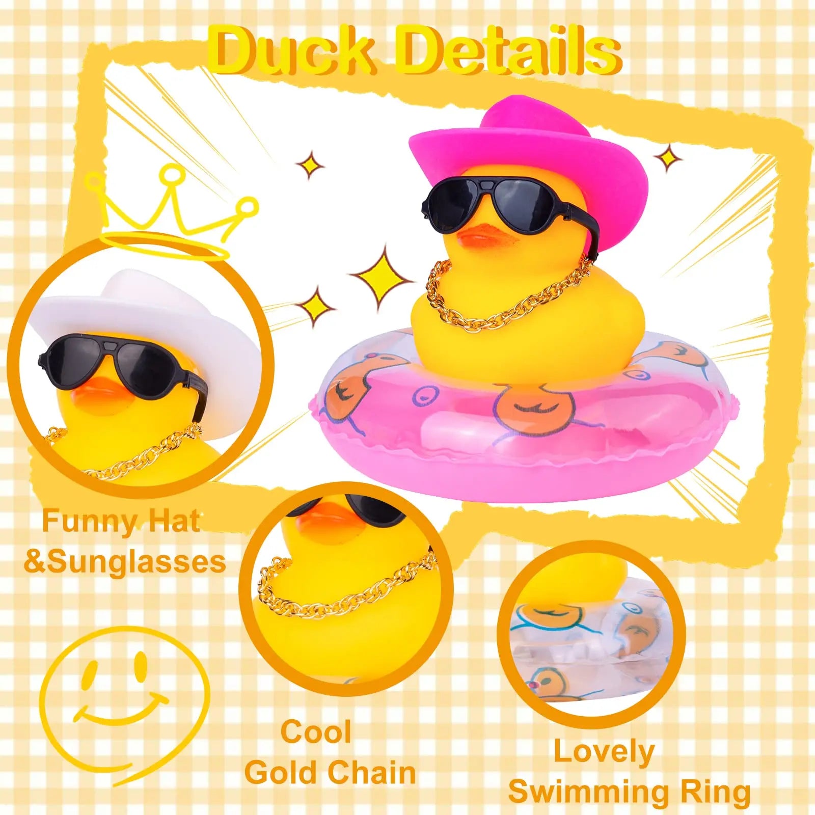 CowLost | product_id-2-pack-mini-yellow-rubber-duck-car-dashboard-toy-decoration |4