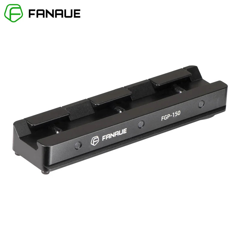 CowLost | product_id-fanaue-150mm-cnc-aluminum-picatinny-arca-swiss-rail-plate-with-anti-slip-slot-tripod-adapter |1