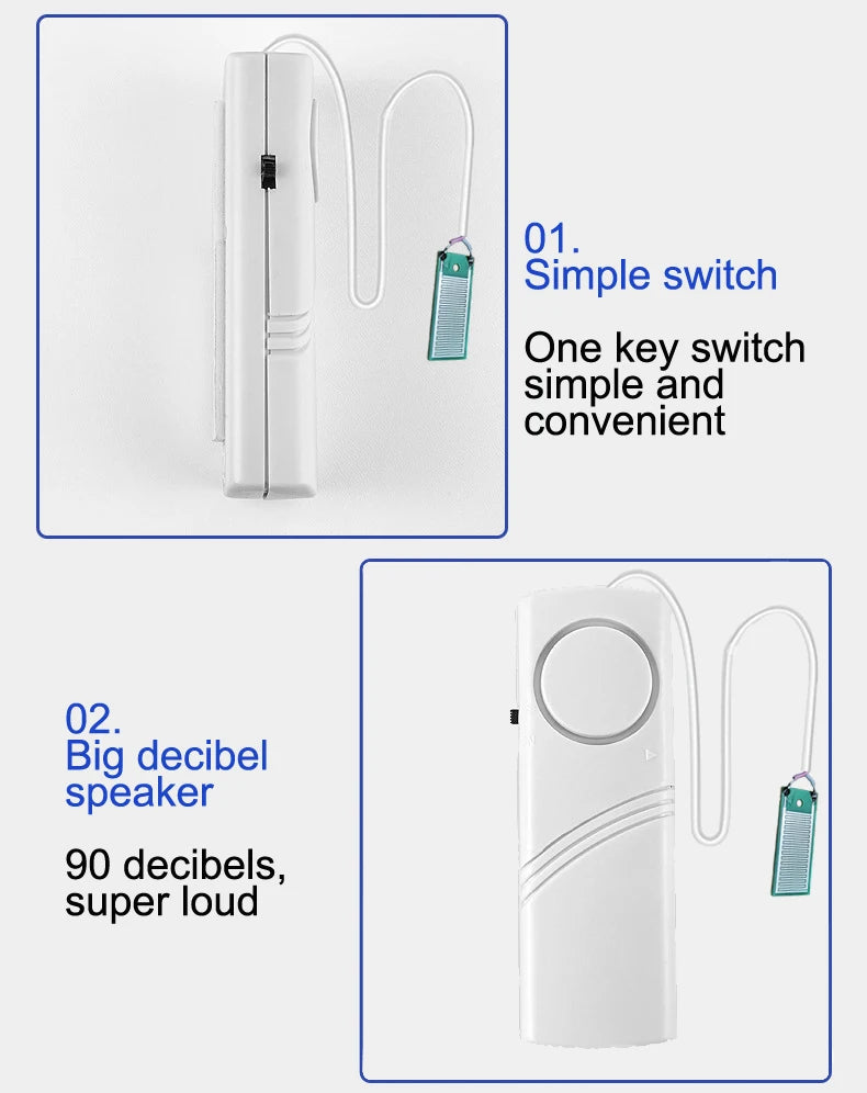CowLost | independent-water-leakage-detectort-tuya-water-level-sensor-home-kitchen-bathroom-security-alarm-90db-high-volume-alarm-sound |8