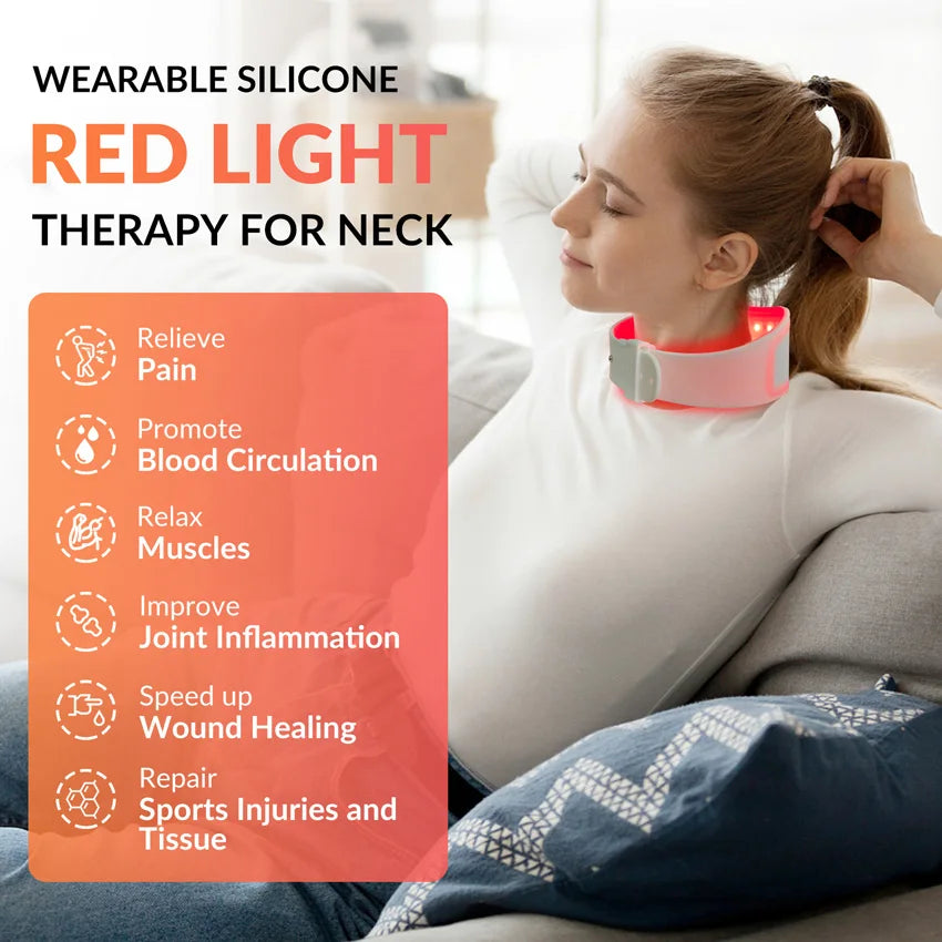 CowLost | 940nm-850nm-660nm-red-near-infrared-light-therapy-wrap-neck-leg-arm-pad |3
