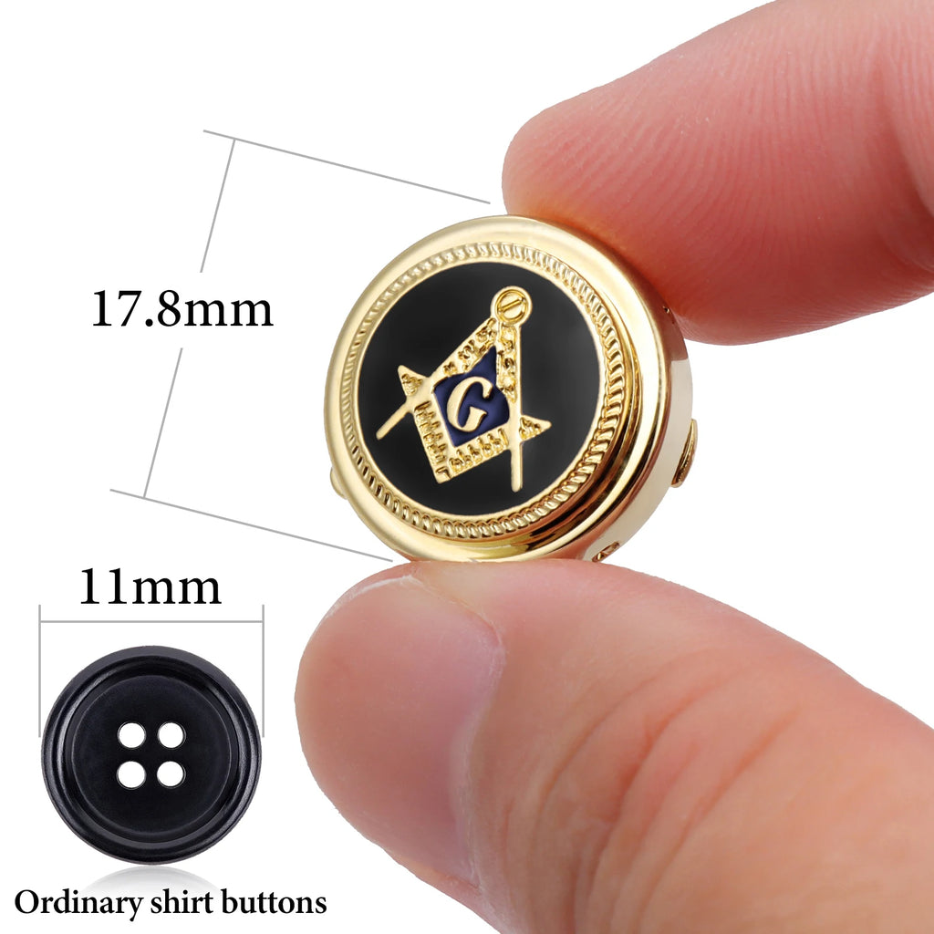 CowLost | activewear-pants-hawson-18mm-masonic-freemason-button-covers-for-men-s-shirts |15