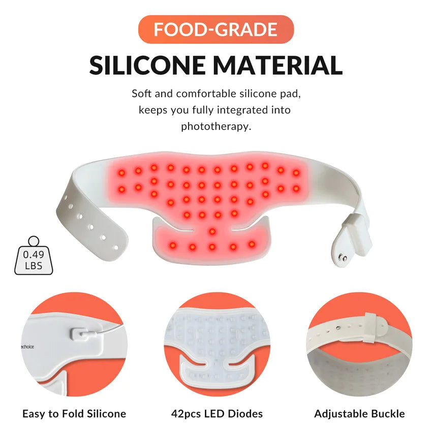 CowLost | 940nm-850nm-660nm-red-near-infrared-light-therapy-wrap-neck-leg-arm-pad |8