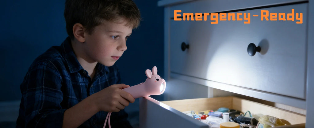 CowLost | product_id-silicone-usb-rechargeable-led-flashlight-portable-dinosaur-sea-turtle-rabbit-kitten-torch-for-kids |9