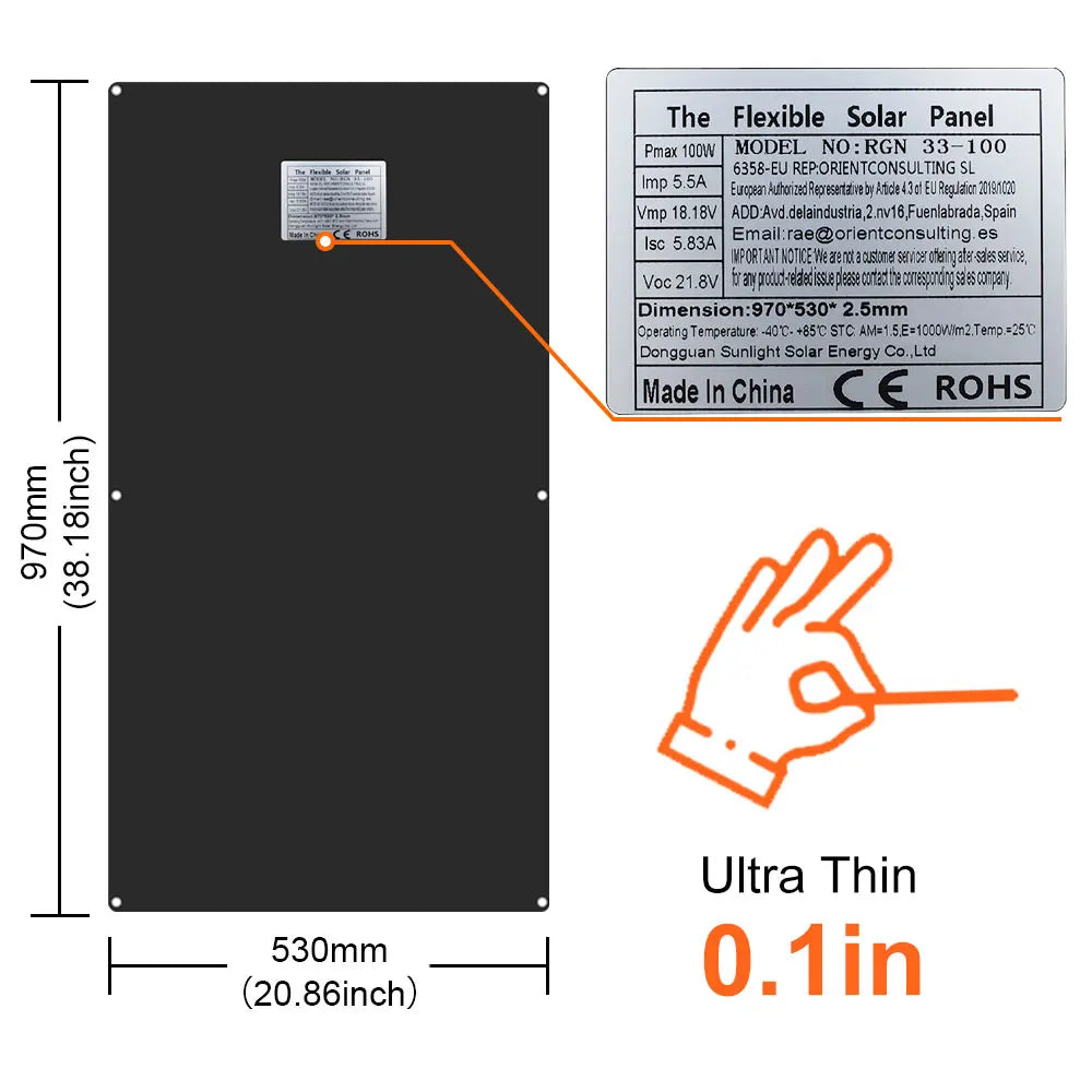 12v solar panel etfe waterproof durable 100w 200w 300w 400w 500w 600w