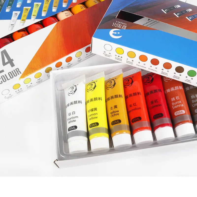 CowLost | painting-canvas-product_id-acrylic-paint-set-12-24-colors-15ml-non-toxic-for-beginners-professionals |3