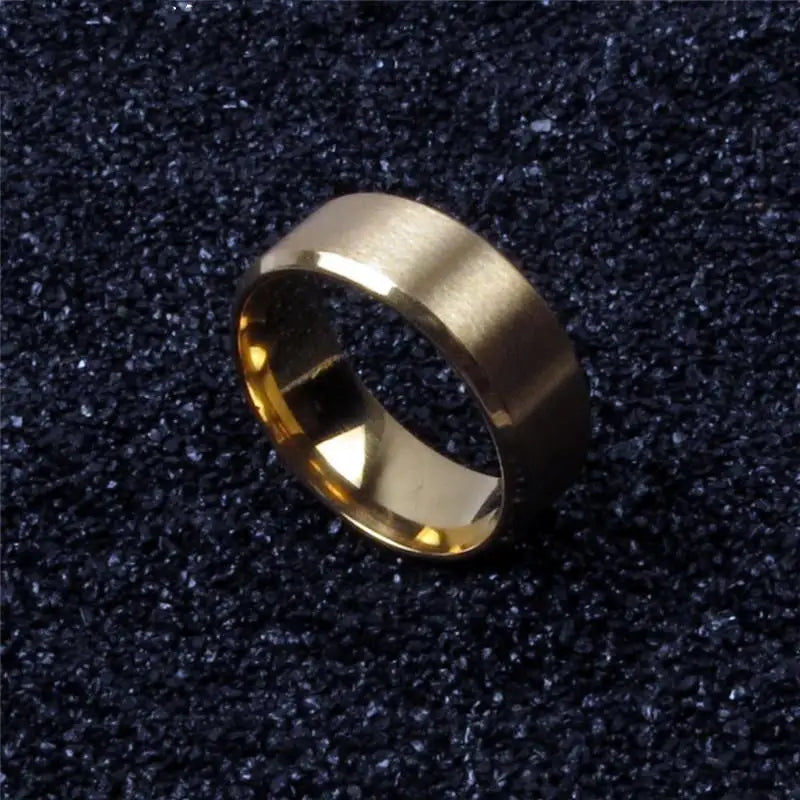 CowLost | fashion-charm-jewelry-ring-for-men-women-stainless-steel-black-rings-wedding-engagement |2