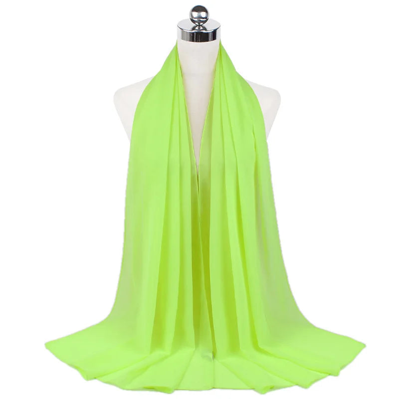 CowLost | muslim-chiffon-hijab-scarf-women-long-solid-color |37
