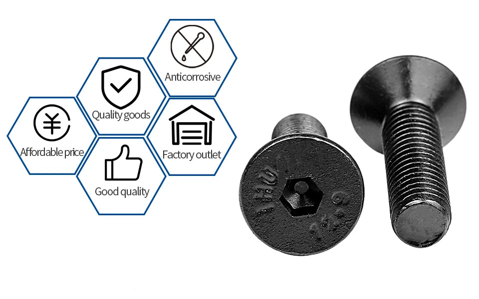 CowLost | nindejin-hex-hexagon-socket-countersunk-head-screw-kit |8