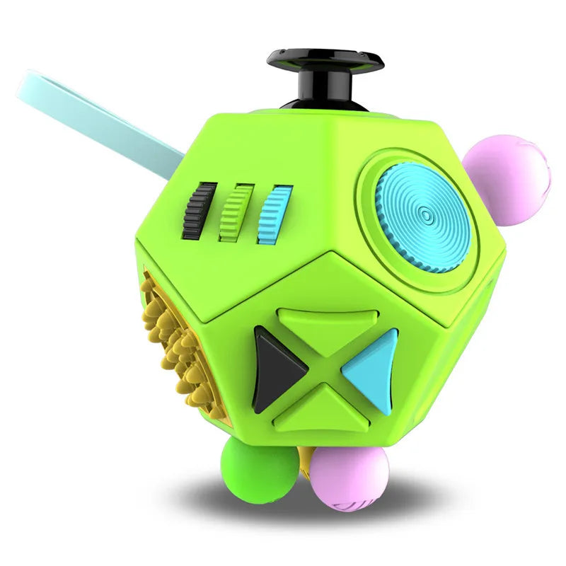 CowLost | fidget-cube-edc-anti-stress-sensory-toy-for-anxiety-adhd-autism-12-sided-dice-for-focus |20