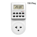 TM03 Digital 24-Hour Programmable Timer Switch Socket for EU UK AU US BR FR IT TH Plugs