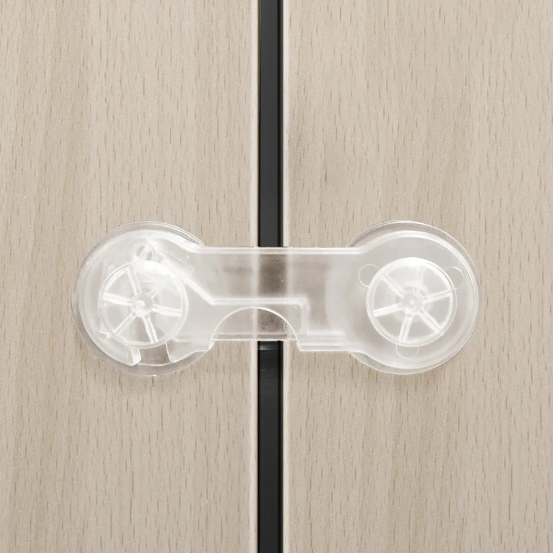 CowLost | 5pcs-lot-baby-safety-lock-anti-opening-cabinet-door-refrigerator-locks |3