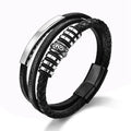 CowLost | badge-pass-holders-jiayiqi-mens-genuine-leather-fashion-bracelets-with-magnetic-clasp |7