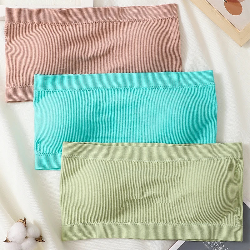 CowLost | product_id-seamless-strapless-push-up-bandeau-tube-top-for-women-solid-color |7