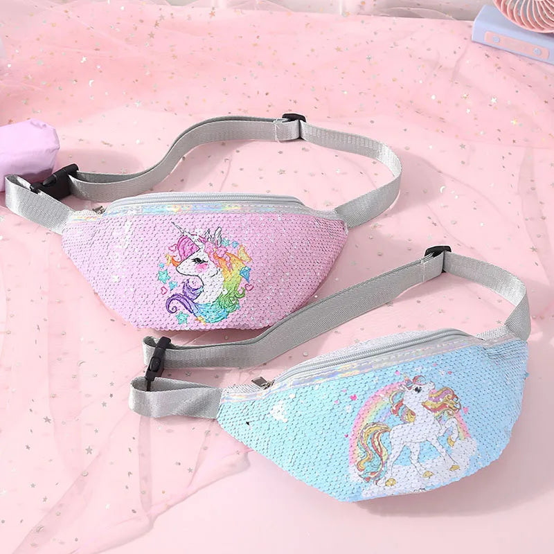 CowLost | uncategorized-unicorn-sequin-girls-waist-bag-fanny-pack |3
