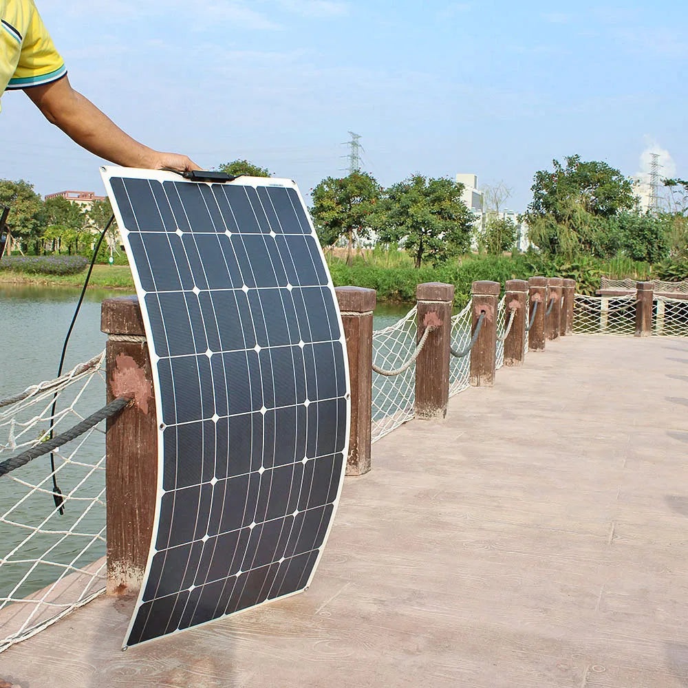 CowLost | 12v100w-200w-300w-high-efficiency-monocrystalline-solar-cell-flexible-solar-panel-kit-for-12-volt-battery-camping |7