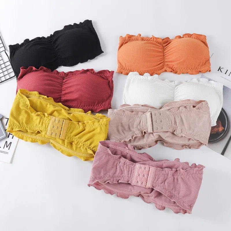 CowLost | product_id-strapless-wireless-women-s-tube-top-bandeau-bra-with-removable-pads |2