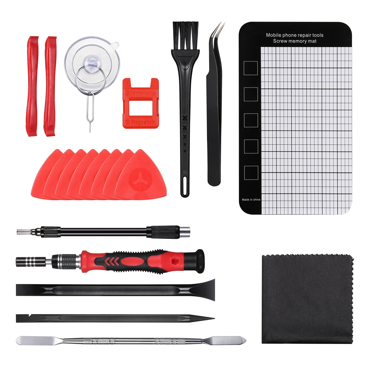 ORIA 142-in-1 Magnetic Precision Screwdriver Set with Bits and Portable Bag