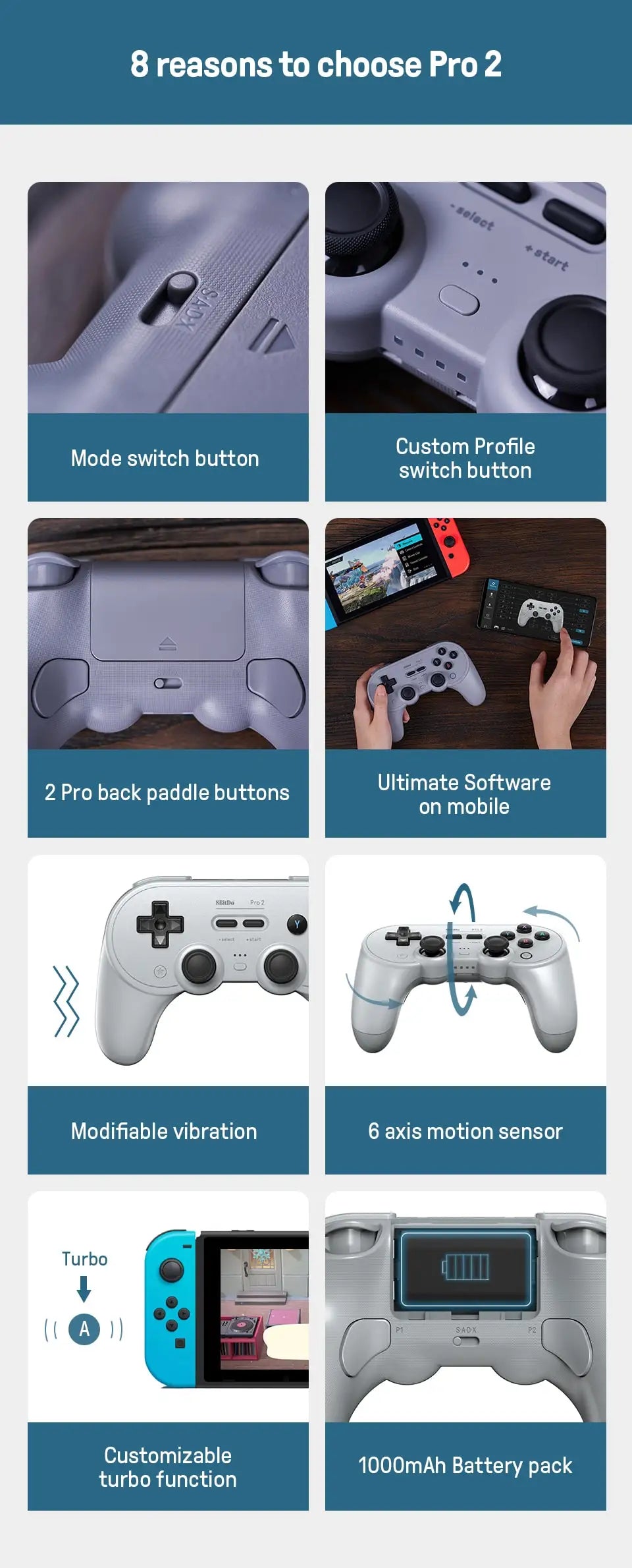 CowLost | 8bitdo-new-pro-2-bluetooth-gamepad-with-hall-effect-joystick-for-nintendo-switch-pc-macos-android-steam-deck-raspberry-pi |13