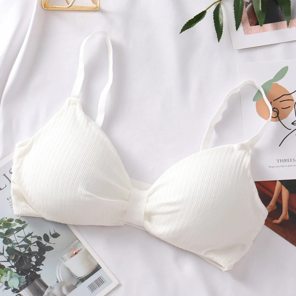 CowLost | product_id-women-s-seamless-wire-free-push-up-bra-with-adjustable-straps-solid-color |9