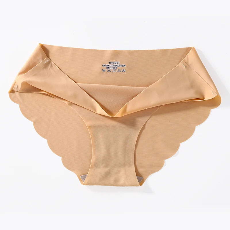 CowLost | activewear-pants-4pcs-seamless-silk-high-waist-briefs-for-women |16