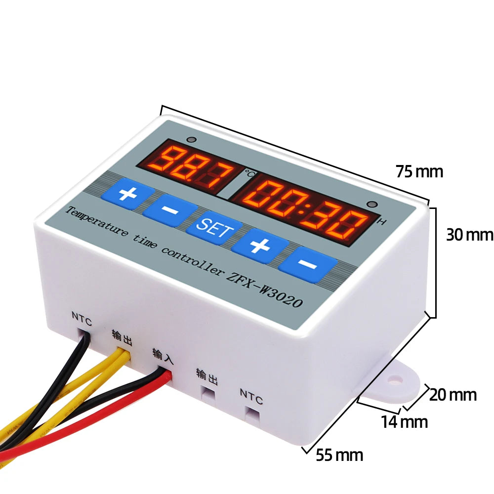 ZFX-W3020 Digital Temperature Time Controller Thermostat Switch Module -55~110℃