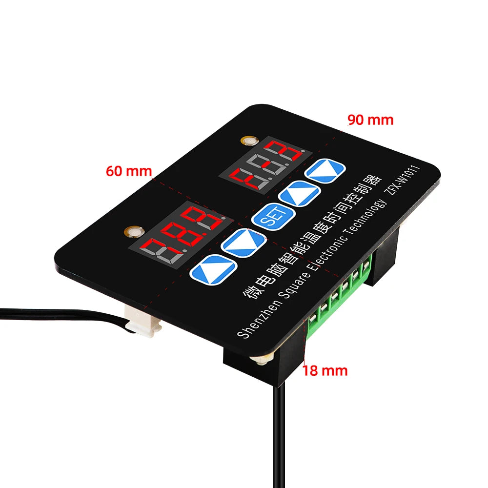 ZFX-W1011 Intelligent Microcomputer Temperature Controller Thermostat 12V 24V 220V Adjustable Electronic Timer