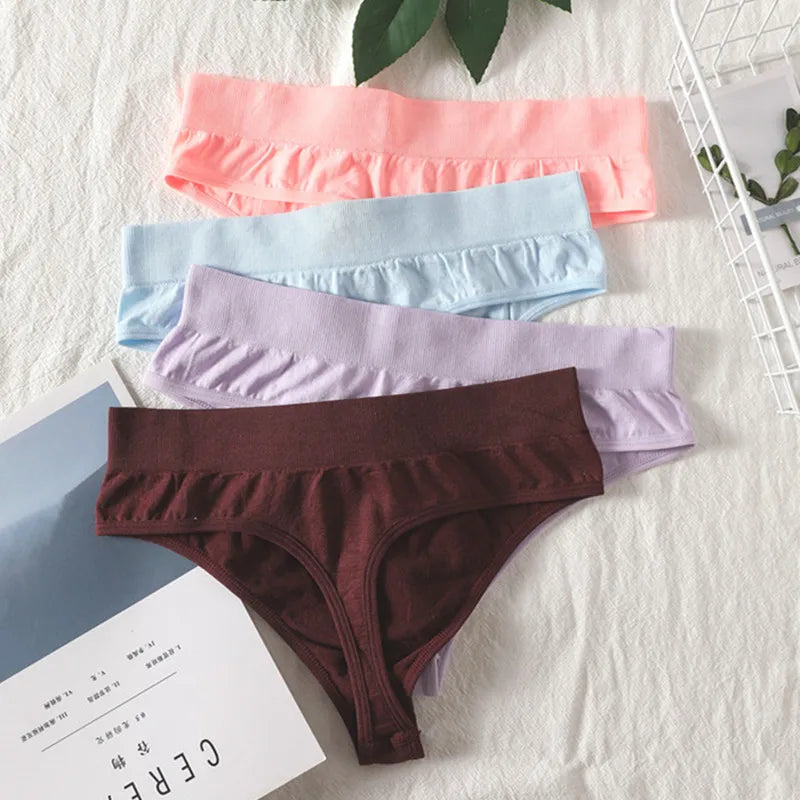 CowLost | product_id-women-s-high-rise-seamless-g-string-thong-panties-m-xl-solid-colors |8