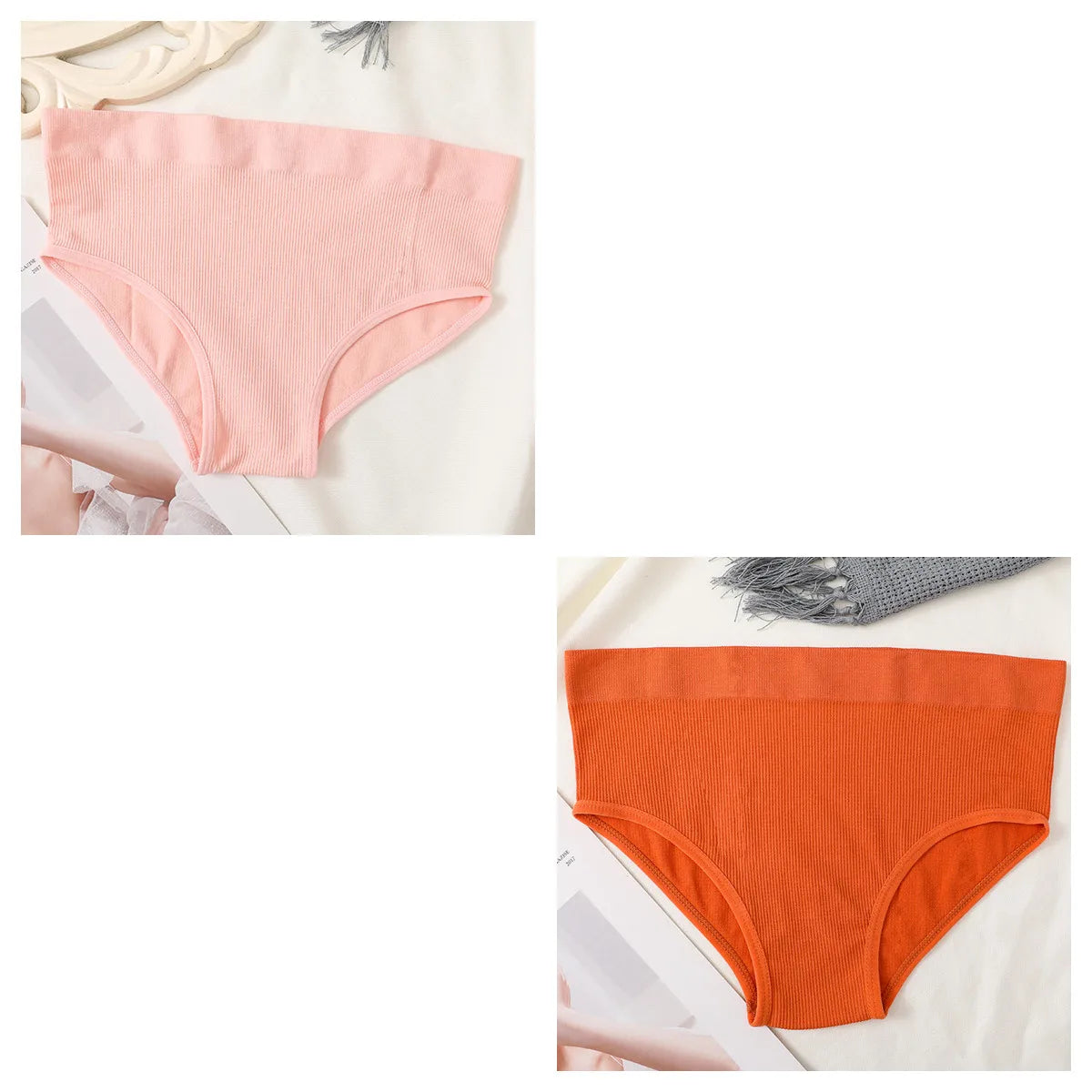 CowLost | product_id-2pcs-womens-high-waist-seamless-tummy-control-briefs-set |37