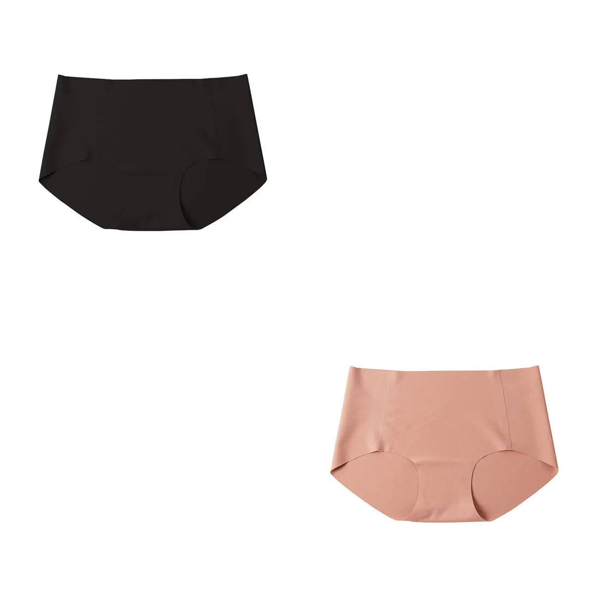 CowLost | product_id-ollymurs-women-seamless-low-waist-invisible-ice-silk-briefs-1-2-pack |14