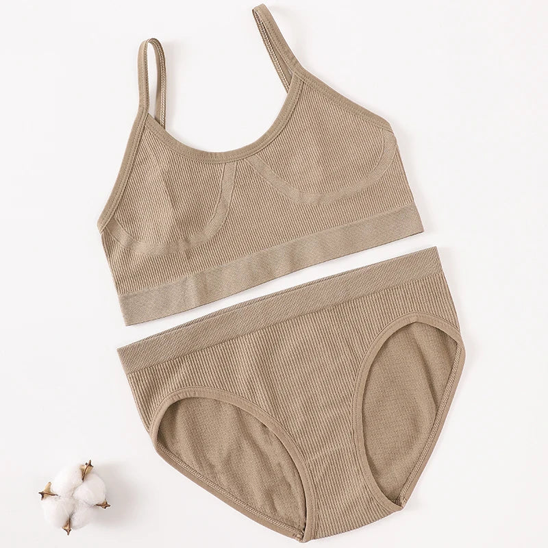 CowLost | product_id-seamless-women-s-push-up-bra-brief-set-with-u-back-crop-top-lingerie |26
