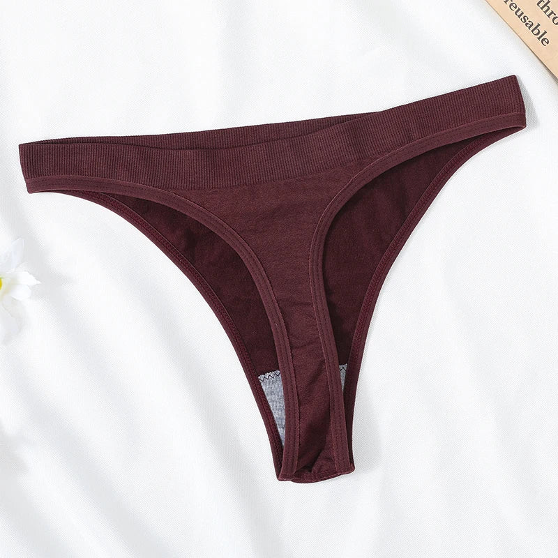 CowLost | product_id-3pcs-womens-brazilian-low-rise-ribbed-stretch-g-string-panties-m-xl-soft-comfort |22
