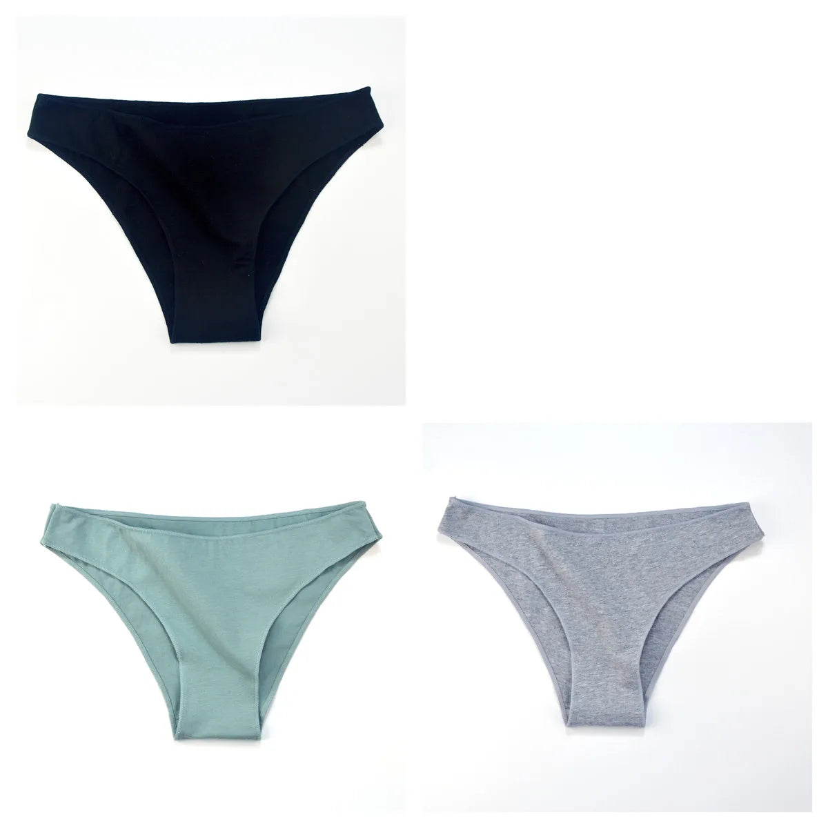 CowLost | product_id-3-pack-women-s-low-waist-cotton-briefs-breathable-solid-color-panties-m-xxl |29