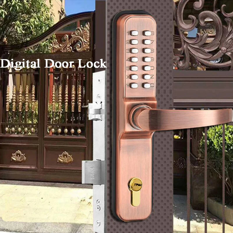 CowLost | locks-keys-product_id-villa-mechanical-combination-code-lock-keyless-smart-gate-handle-lock |2