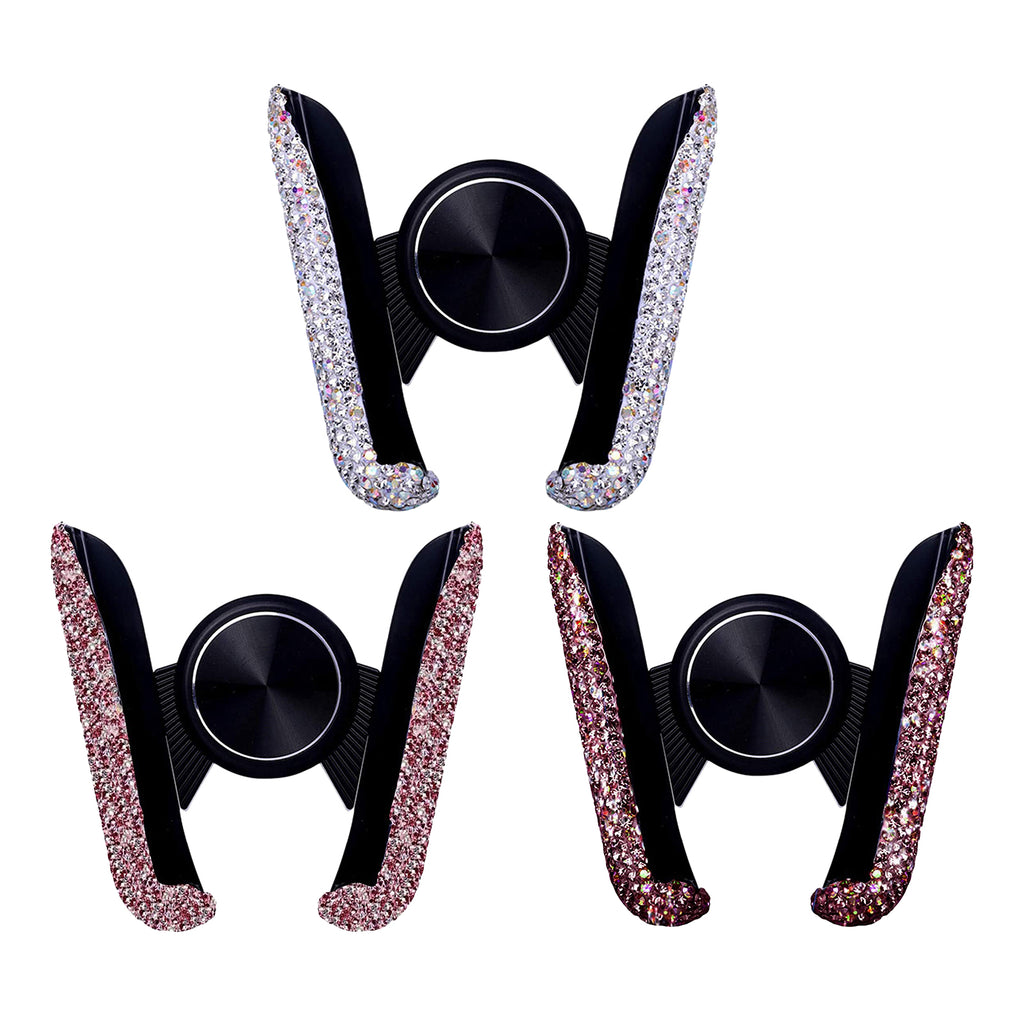CowLost | product_id-diamond-crystal-car-air-vent-phone-holder-clip-stand-bracket-interior-accessory |13