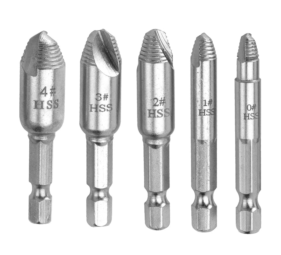 CowLost | nindejin-4-5-6pcs-damaged-screw-extractor-drill-bit-extractor |15