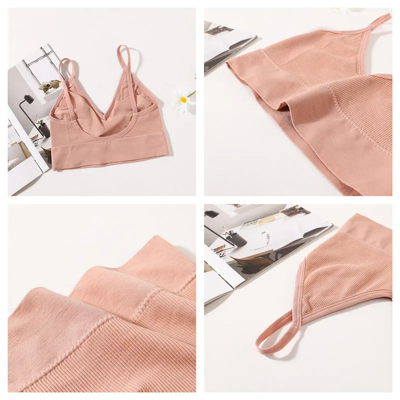CowLost | product_id-seamless-wire-free-push-up-u-back-sports-bra-for-women-m-xl-solid-colors |4