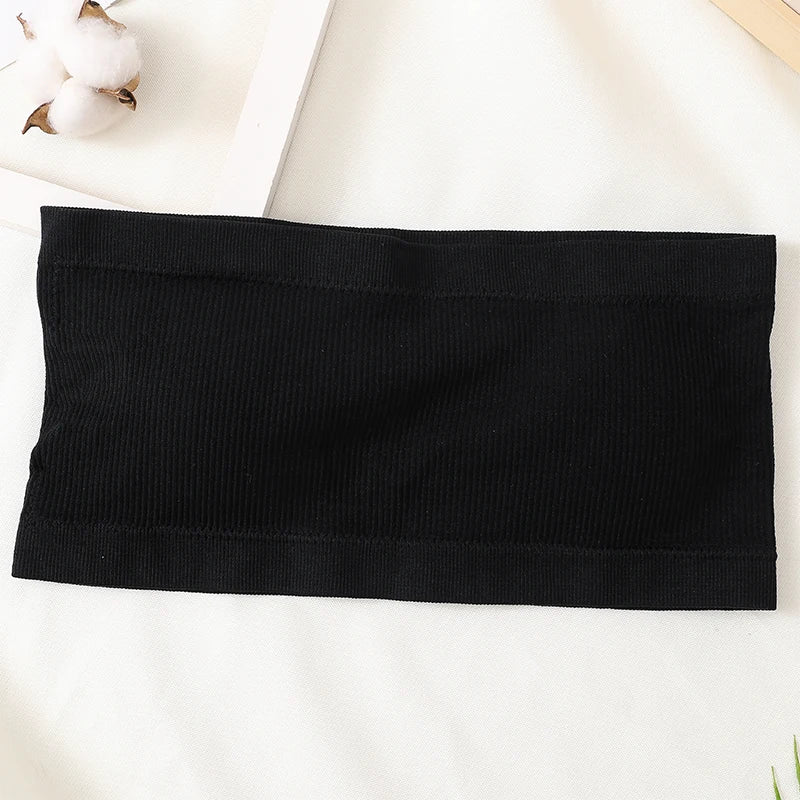 CowLost | product_id-seamless-strapless-push-up-bandeau-tube-top-for-women-solid-color |12